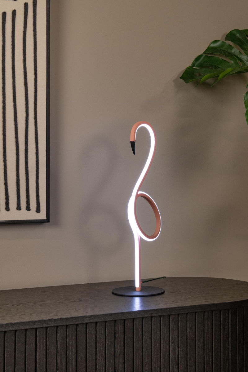 Lucide FLAMINGO - Table lamp - LED Dim. - Rgb - Pink